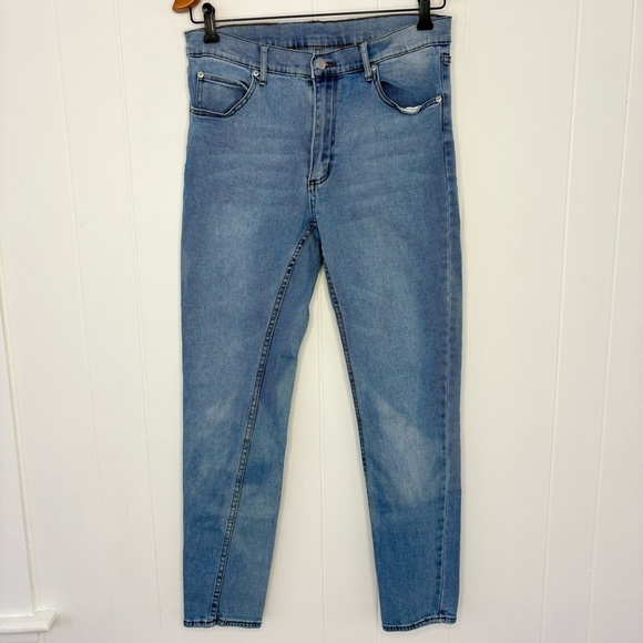 CHEAP MONDAY Second Skin High Rise Jeans -
Stonewash Blue Women’s Size 33/32 - Picture 2 of 7